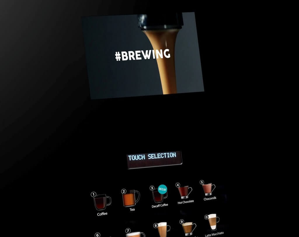 Coffetek NEO vending machine Brewing   dispense system Intelligent vending machine uk smart instant coffee machine