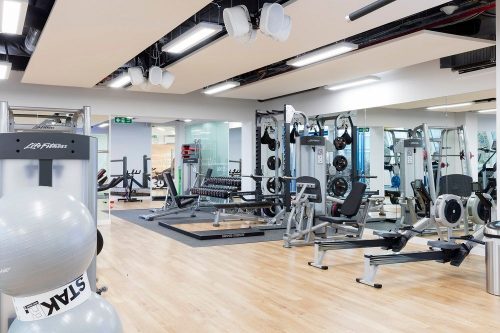 the best office design - on site gym