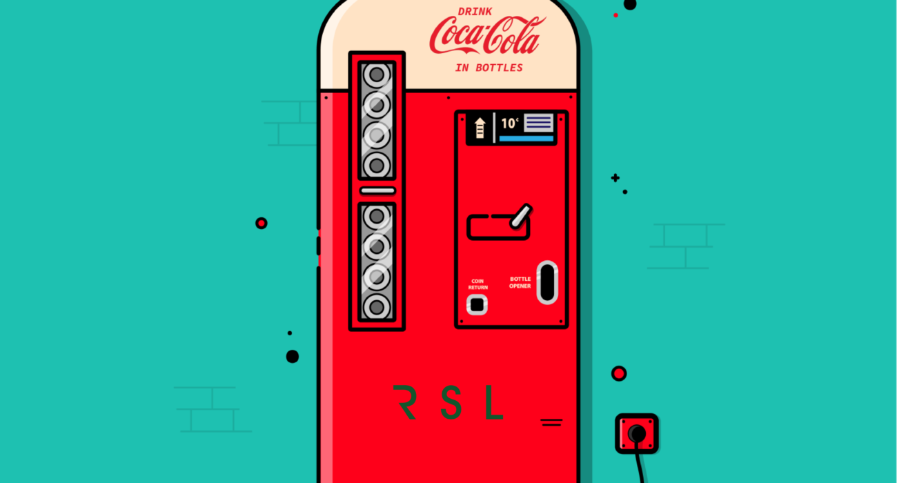 Coca-cola vending machine