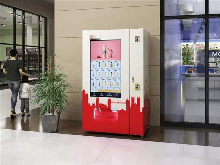 Touch screen vending machine