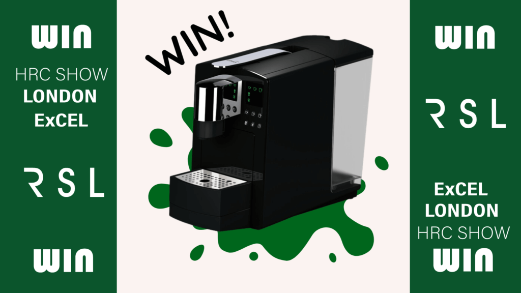 Win a coffee machine banner